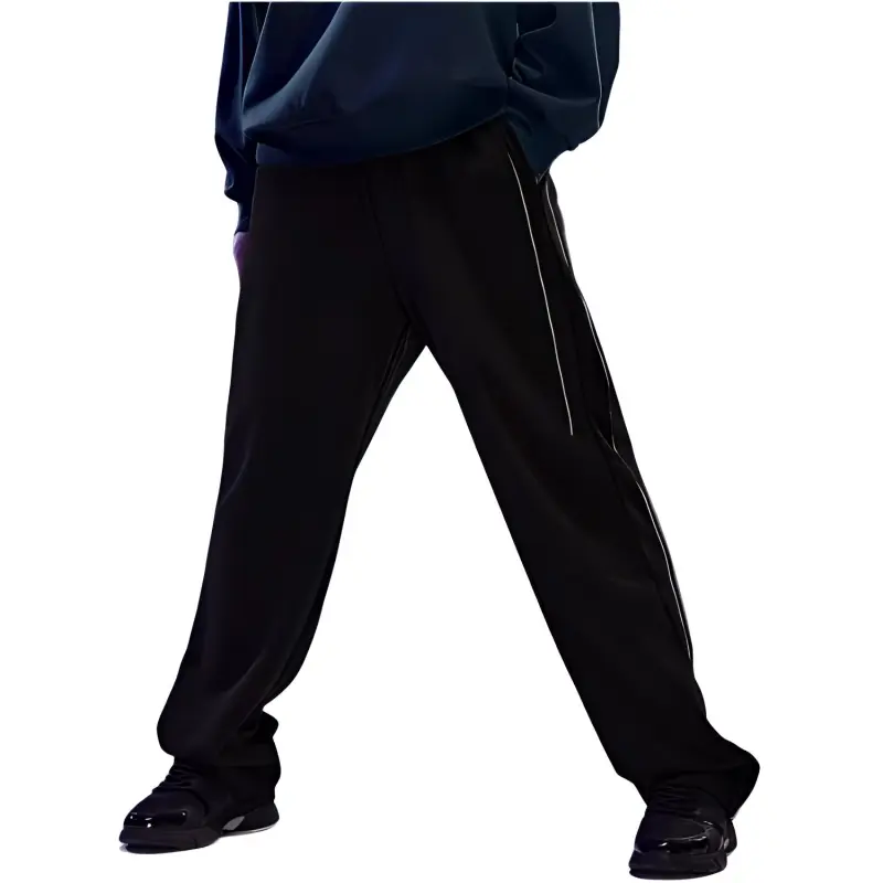 H&M Casual Pants Men Black-2