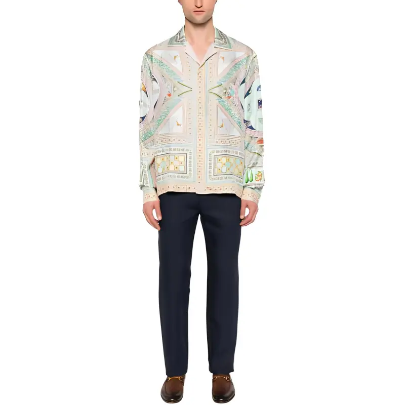 ETRO Mid Rise Straight Leg Trousers-2