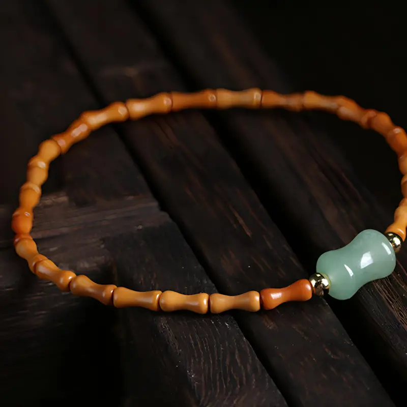 Zhiyi Olive Pit Walnut Bracelets Women's-2