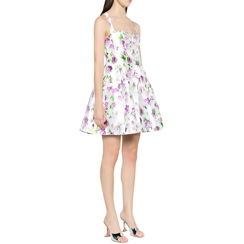 PHILOSOPHY DI LORENZO SERAFINI PHILOSOPHY DI LORENZO SERAFINI Floral Printed Sleeveless Dress-3