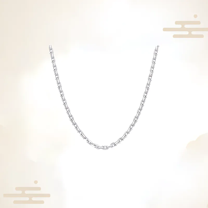 Chongqing Gold Store S925 Silver Necklaces Unisex-1