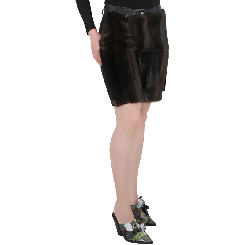 Burberry Casual Shorts Women's Brown-4