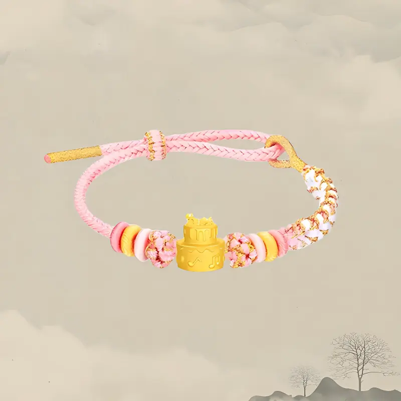 Zheng Tai Fook Gold Bracelet Unisex-1