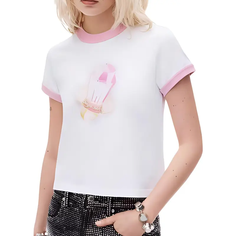 Alexander Wang Graphic Printed Crewneck T Shirt-1