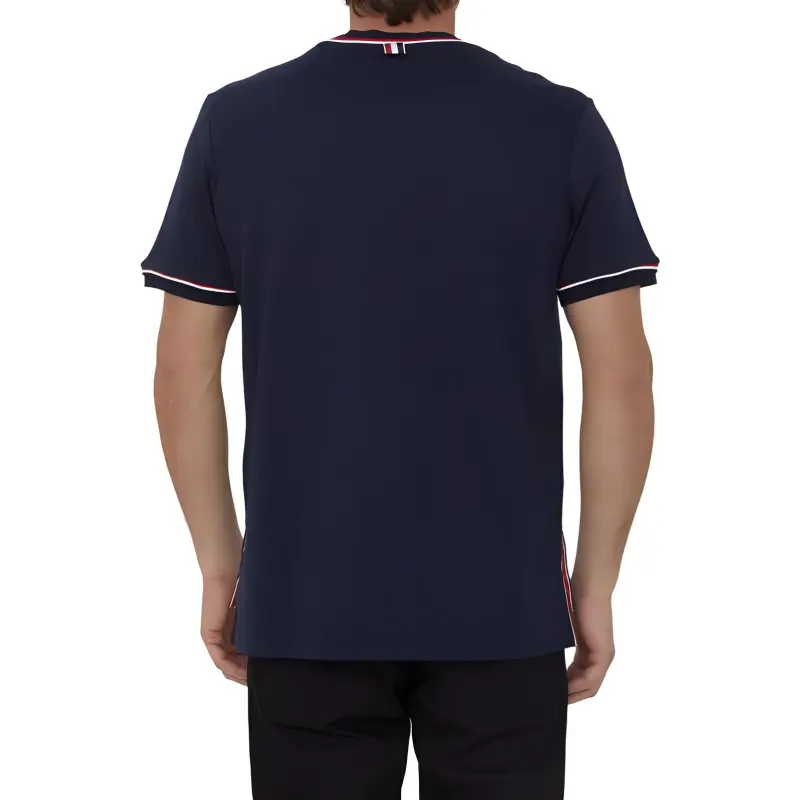 THOM BROWNE Milan Striped Crewneck T Shirt-3