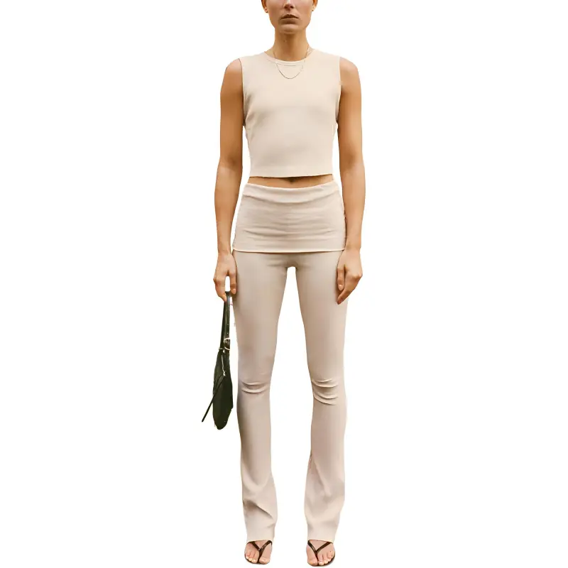 ZARA Casual Pants Women's Xiangzi Blue-2