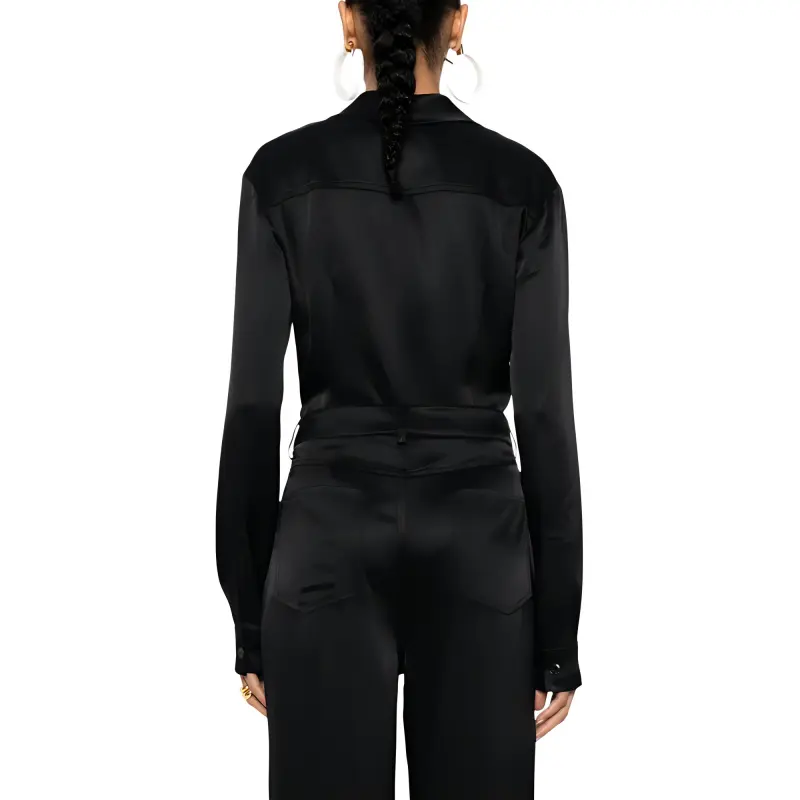 NANUSHKA Gitta Satin Shirt-1