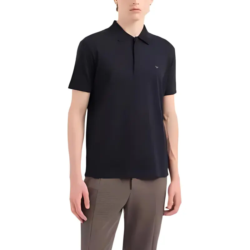 EMPORIO ARMANI Travel Essentials Piqué Polo Shirt-2
