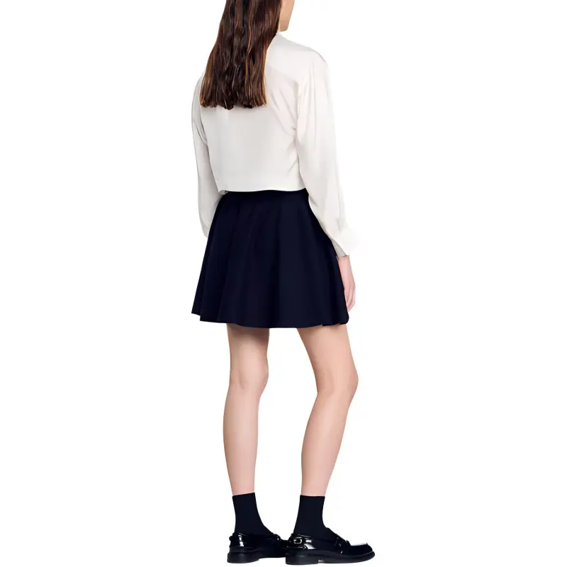 Sandro Flared Mini Skirt-3