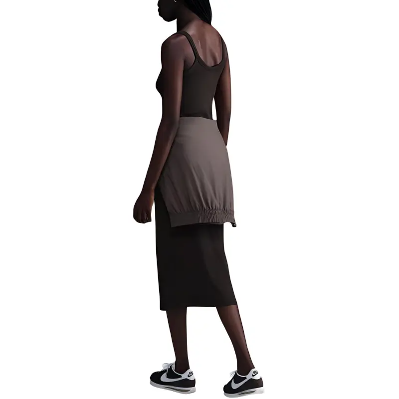 Nike Sportswear Chill Knit Women's Tight Mini Rib Tank Dress-1