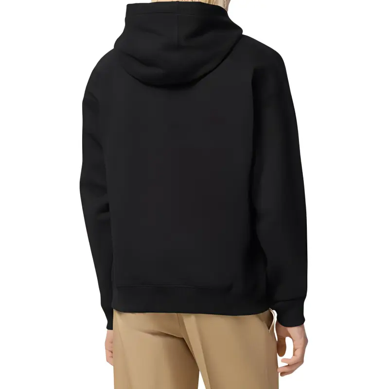 VERSACE Logo Embroidered Sequinned Drawstring Hoodie-3