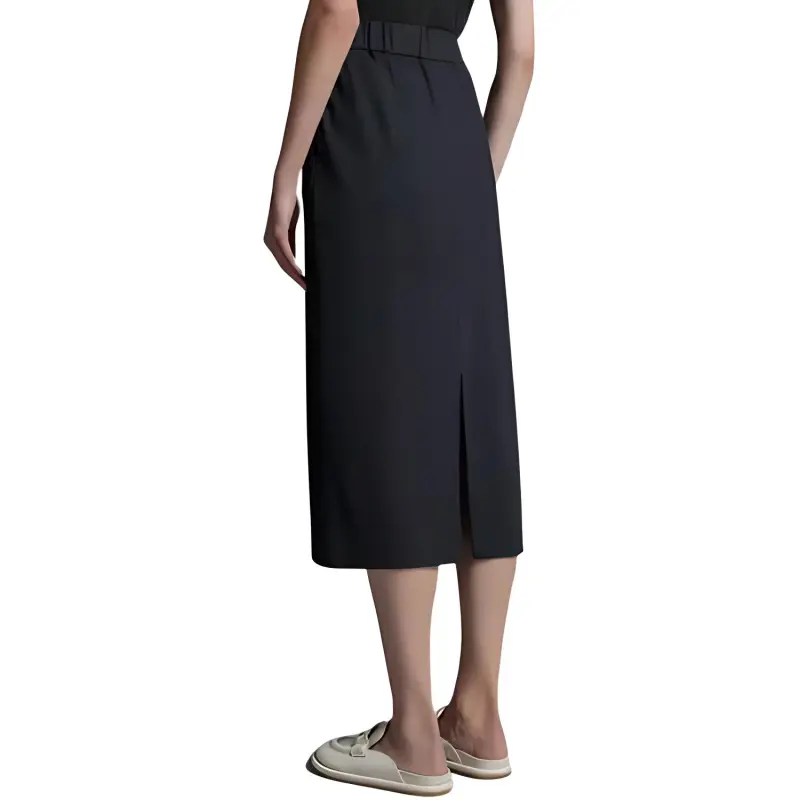 Moncler Logo Patch Midi Skirt-3