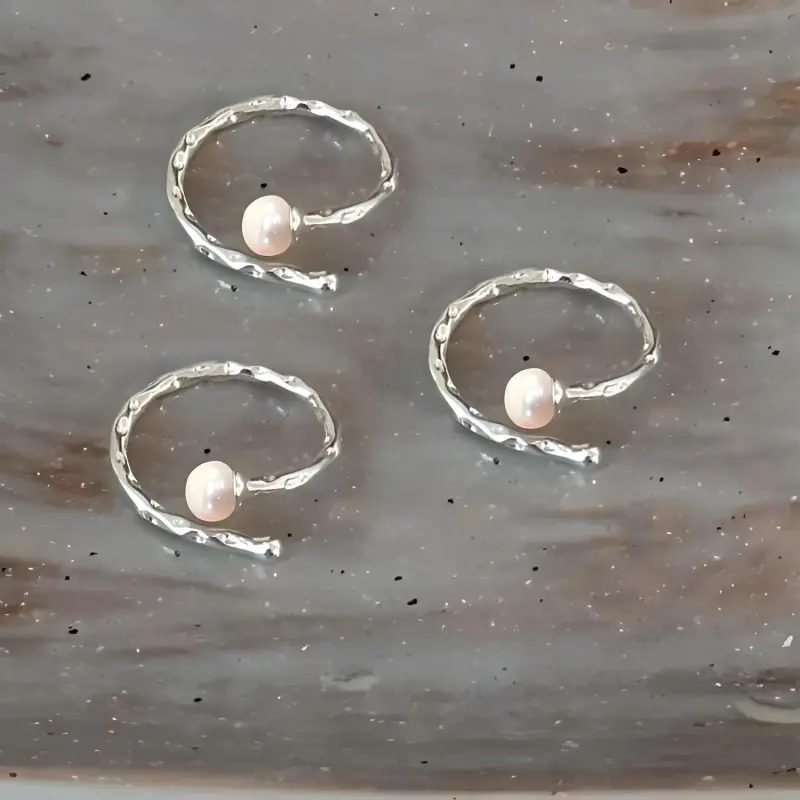 ZHENZHUAOMI Pearl Rings Women's-2