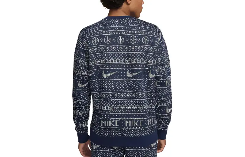 Nike Sportswear Club Fleece Sweatshirt Men's Marine Blue-1
