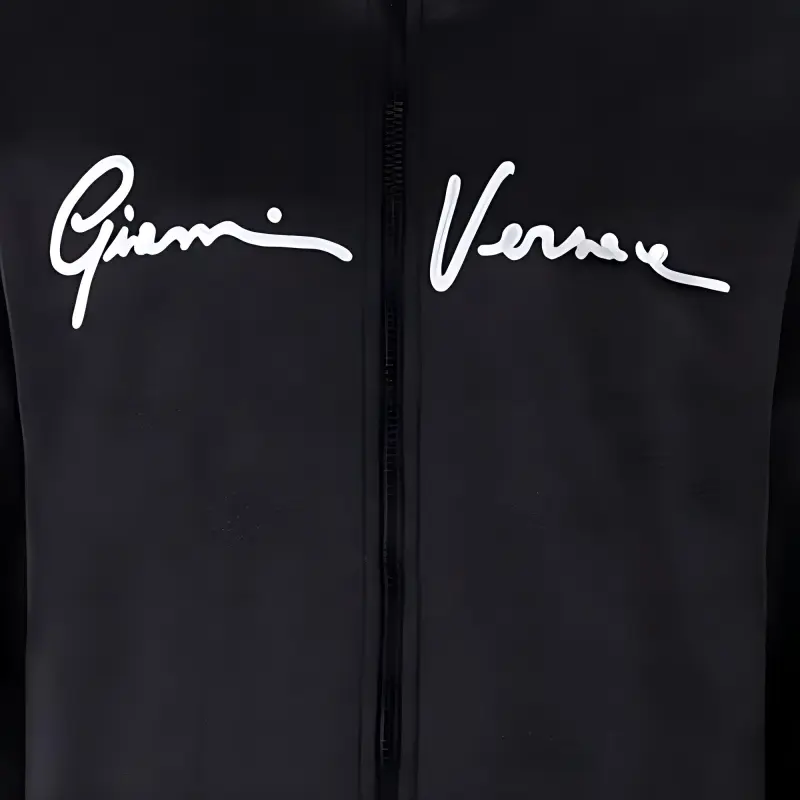 VERSACE Jackets Coats Men's Black-4