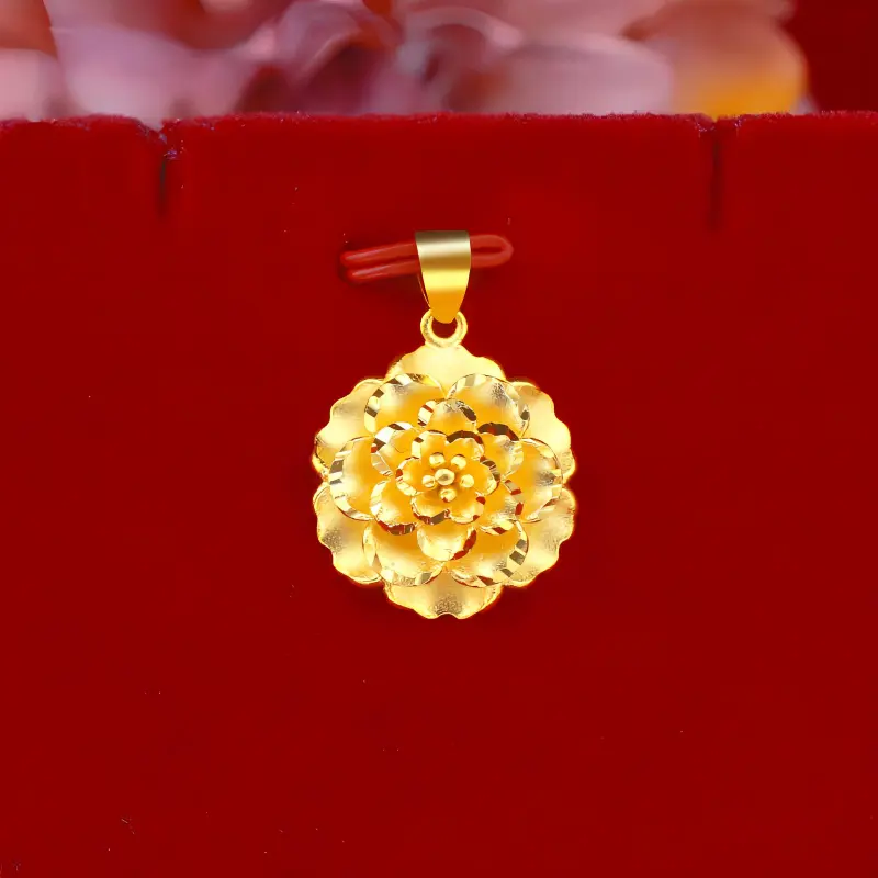 Imono Brass Gold Plated Necklaces Women's-2