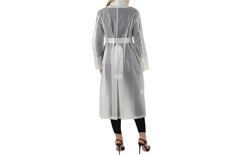 Burberry Trench Coats Women's White-2