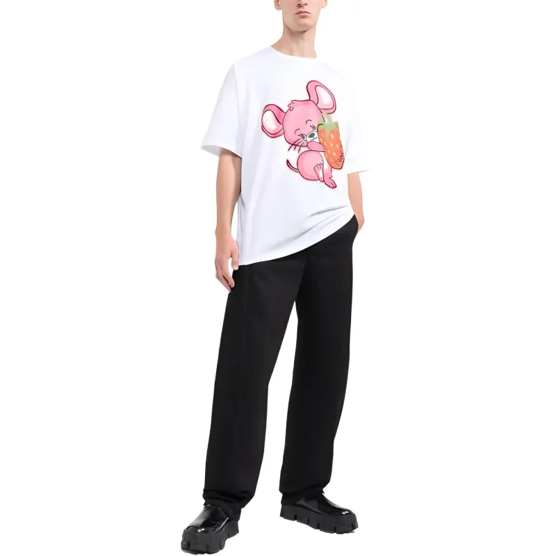 MOSCHINO T Shirts Men White-1