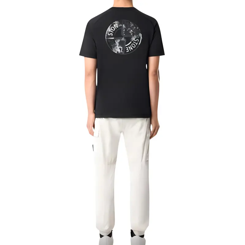STONE ISLAND Compass Printed Crewneck T Shirt-2