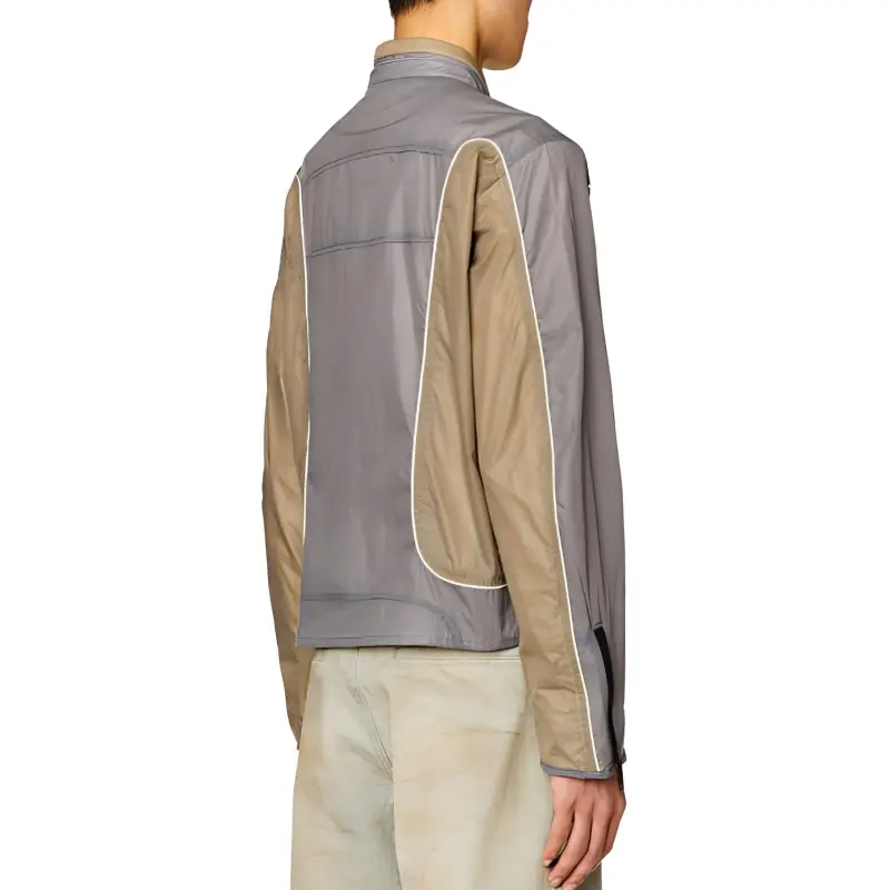 DIESEL Jackets Coats Men's Gray Brown-2