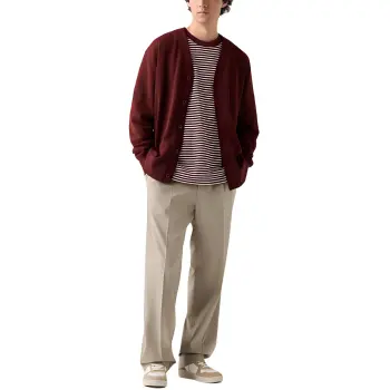 UNIQLO Knitwear Men Burgundy