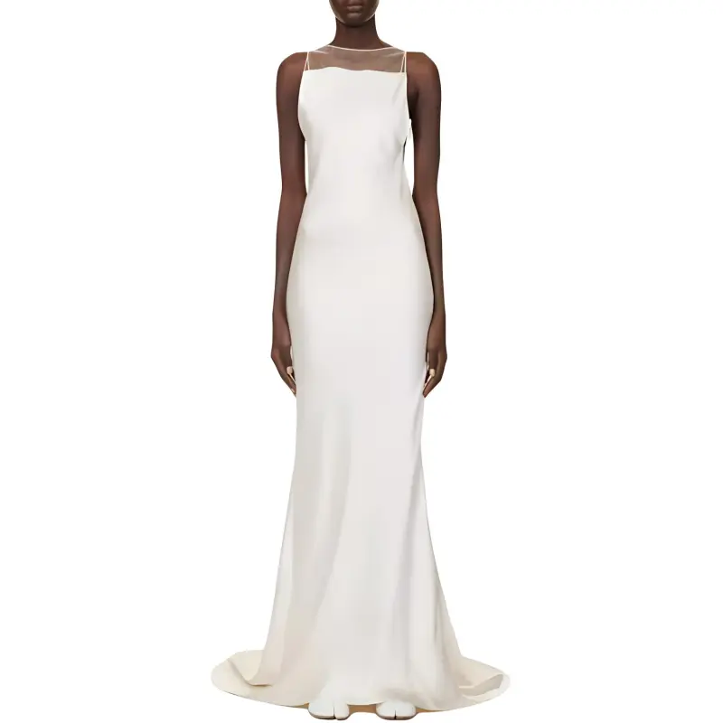 Maison Margiela Evening Dresses Women's White-4
