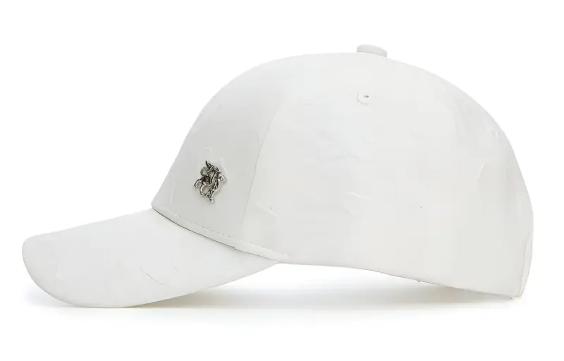 RARE Cotton Baseball Caps Unisex White-2