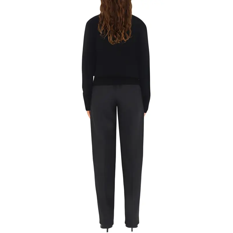 Burberry Mirrored Horse Intarsia Knit Crewneck Jumper-3
