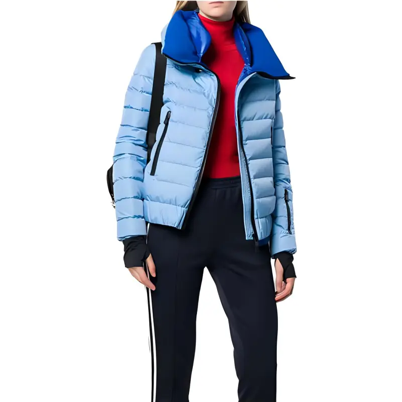 Moncler Down Jacket Women's Blue-1