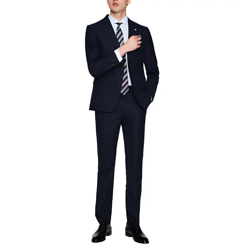 JODOLL Suit Trouser Men's Navy Blue-1
