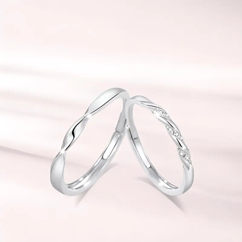 LUCA Sterling Silver Rings Unisex-6