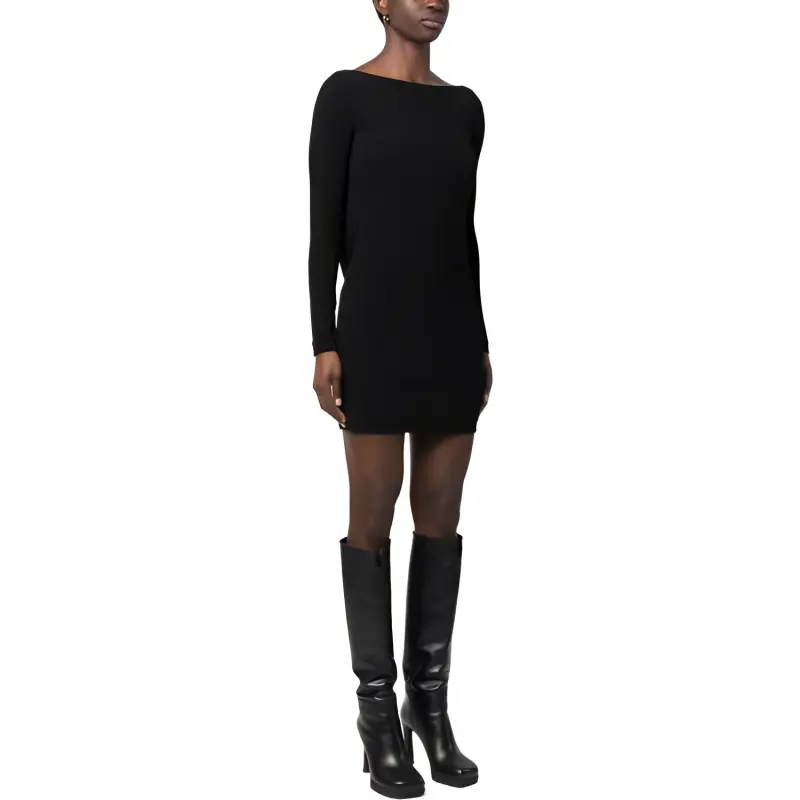 DSQUARED 2 Chain Embellished Open Back Mini Dress-4