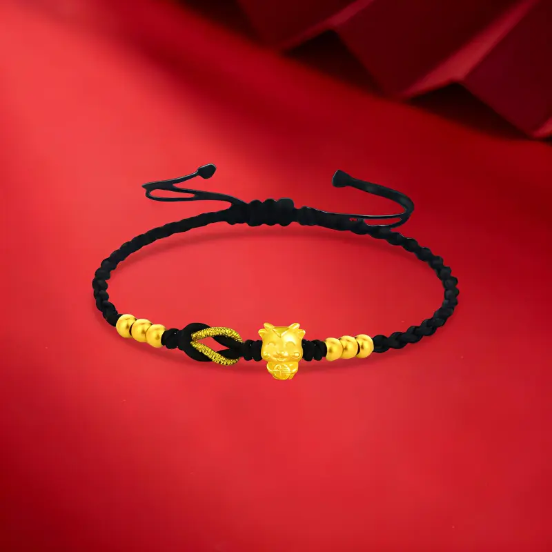 SINO GEM Gold Bracelet Unisex-15