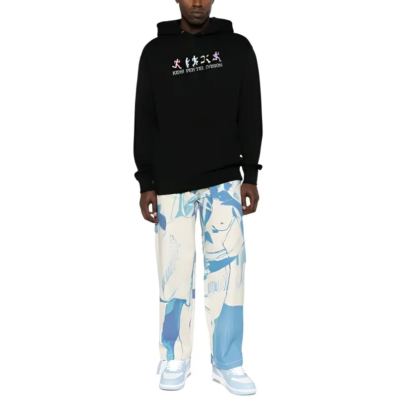 KIDSUPER STUDIOS Television Embroidered Hoodie-2
