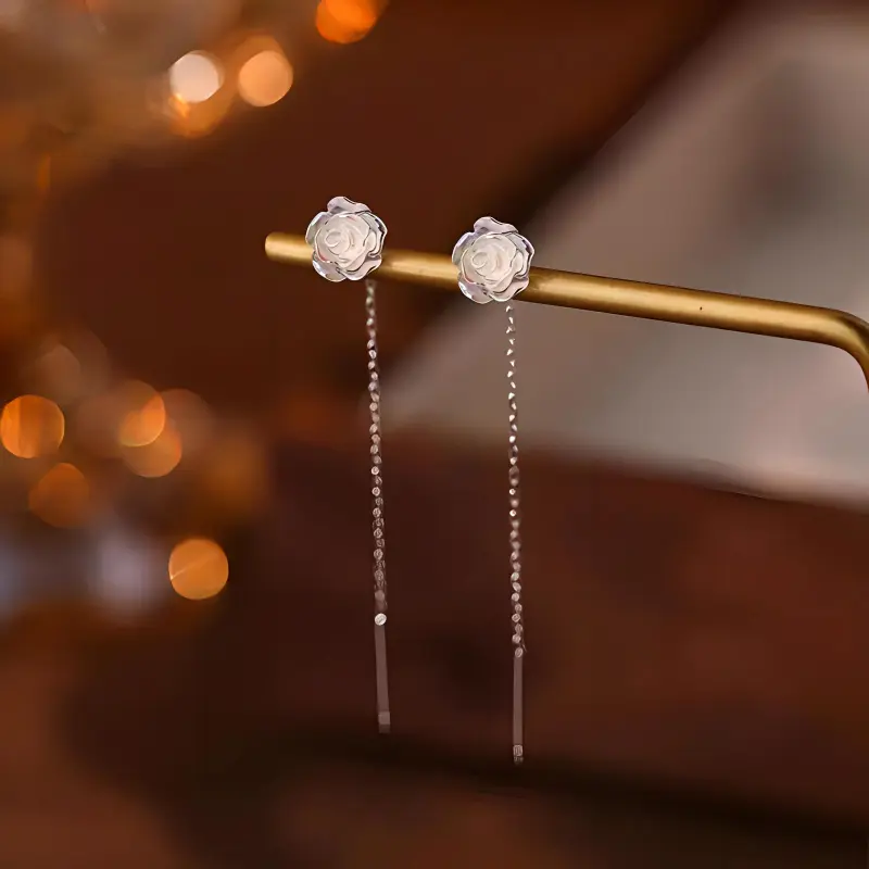 Inkopper Alloy Drop Earrings Women's-2