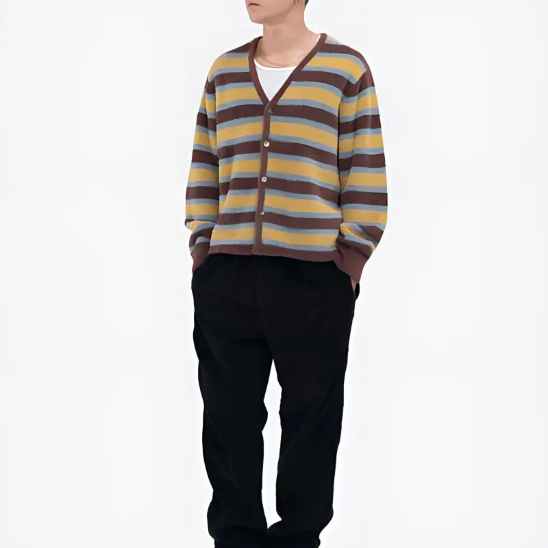 Stussy Striped Cardigan-5