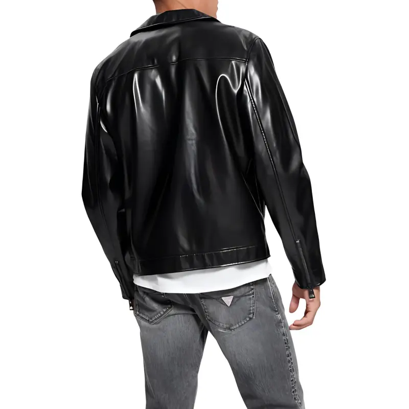 GUESS Jackets Coats Men's Black-2