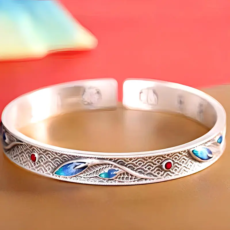 FMC S999 Fine Silver Sterling Silver Bracelets Unisex-2