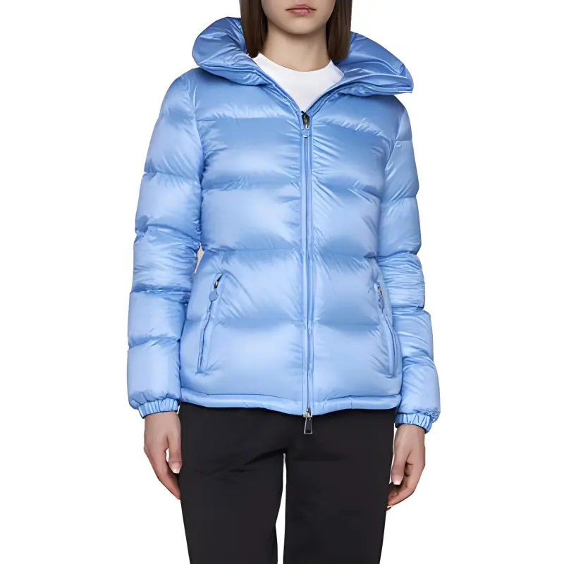 Moncler Down Jacket Women's Blue-1