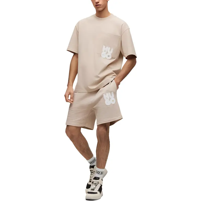 HUGO BOSS SS23 T Shirt Men's Light Beige-1