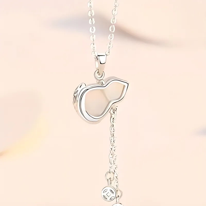 Chongqing Gold Store Chalcedony Necklaces Unisex-1