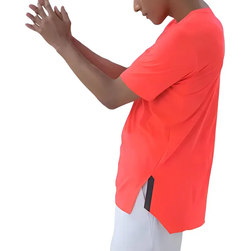 New Balance T Shirts Men Red-3