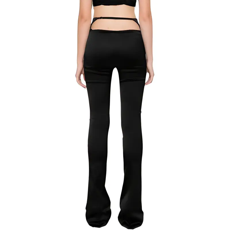 The Attico Cut out Flared Trousers-2