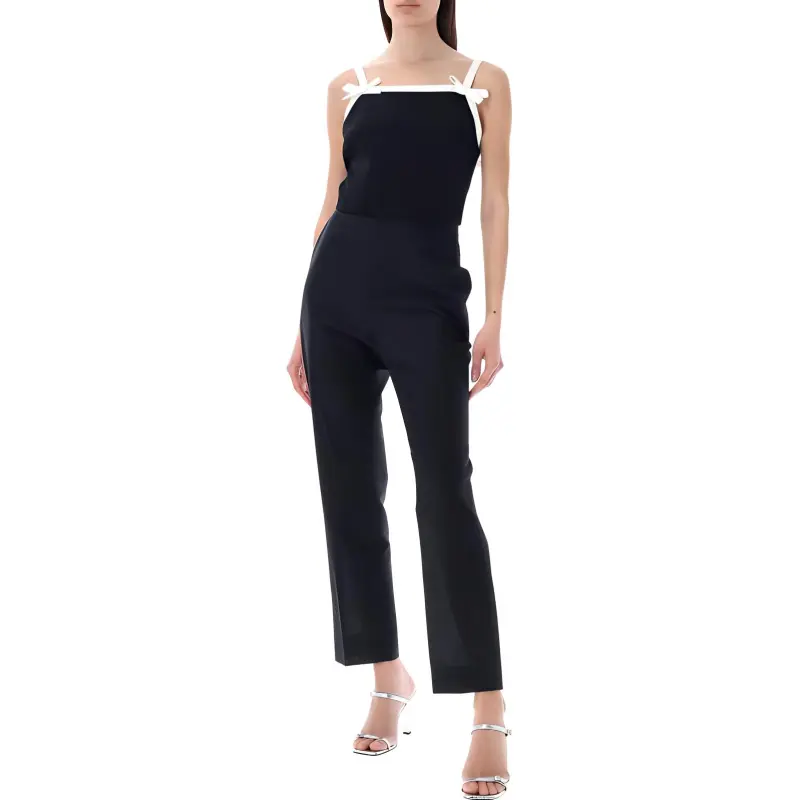 MSGM Bow Detailed Cropped Top-1