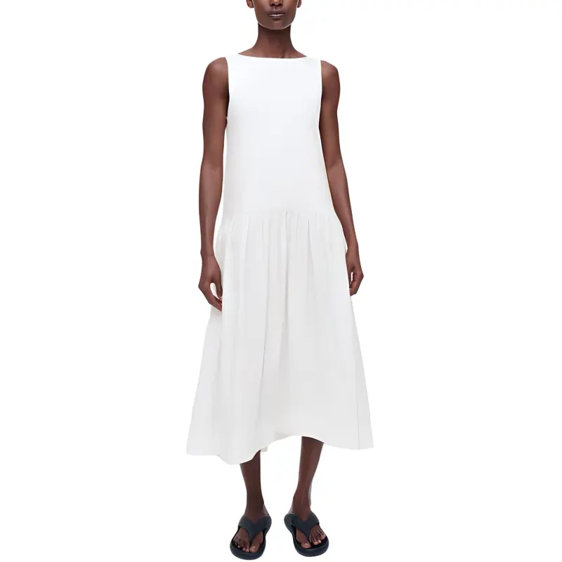 COS Sleeveless Dress Women's White-1
