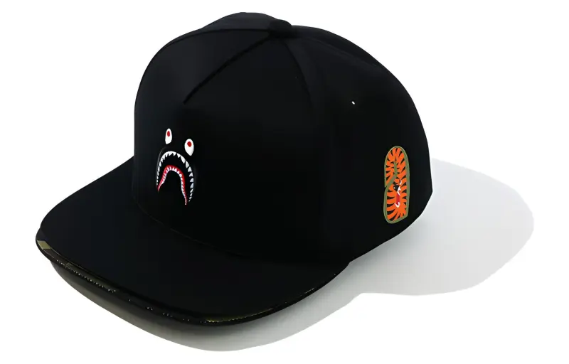 A BATHING APE Double Visor Shark Snapback Cap-2