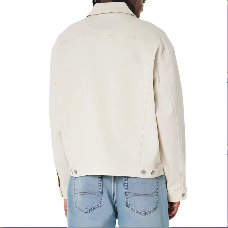 Hollister Jackets Men Cream-2