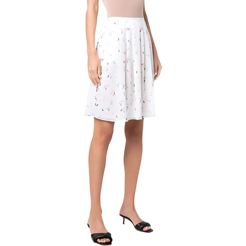 EMPORIO ARMANI Casual Long Skirts Women's White-3