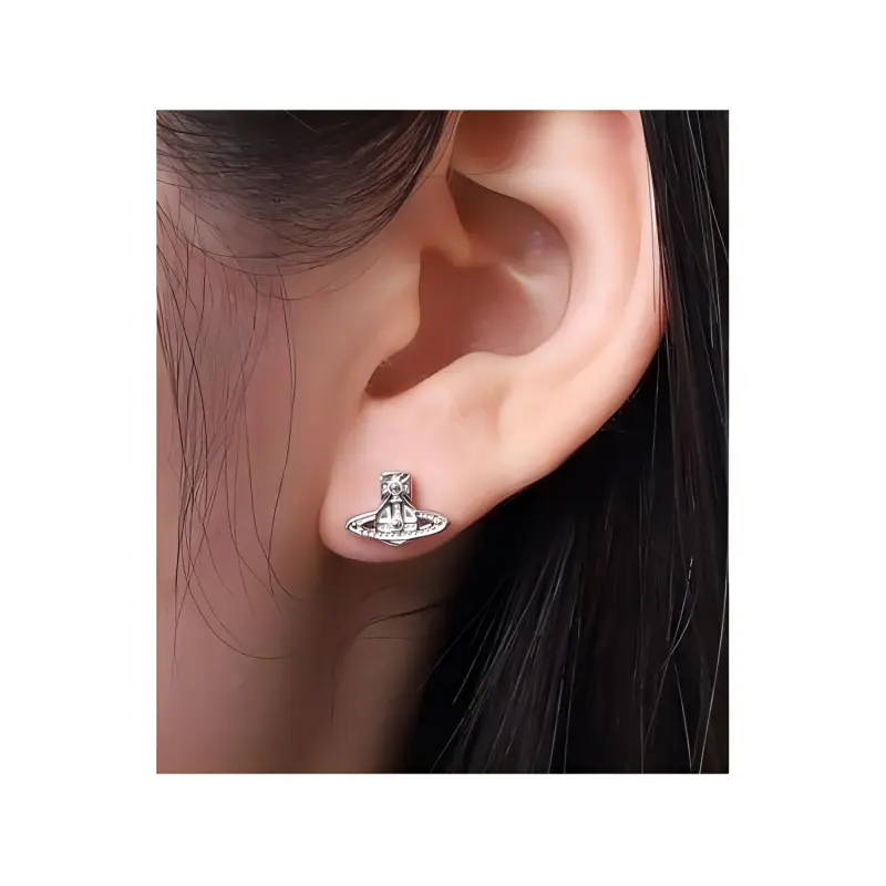 Vivienne Westwood 925 Sterling Silver Earrings Women's Silver-4