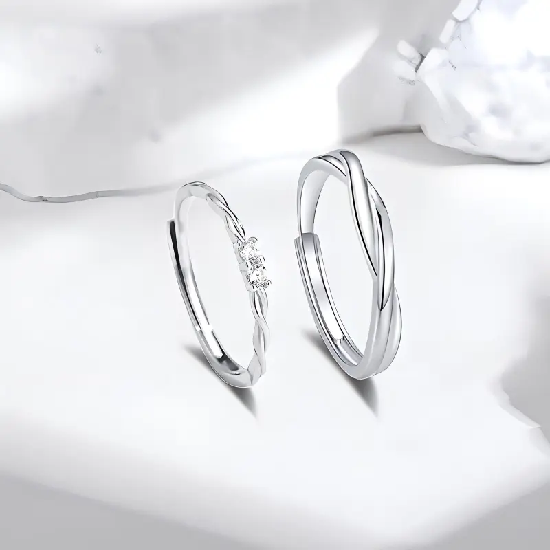 YOASOBI 925 Sterling Silver Rings Unisex-4